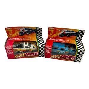 Set Of 2 1989 Tonka Hyper Drivers Frantic 4x4 Radical Racer Speed Vehicles Toys
